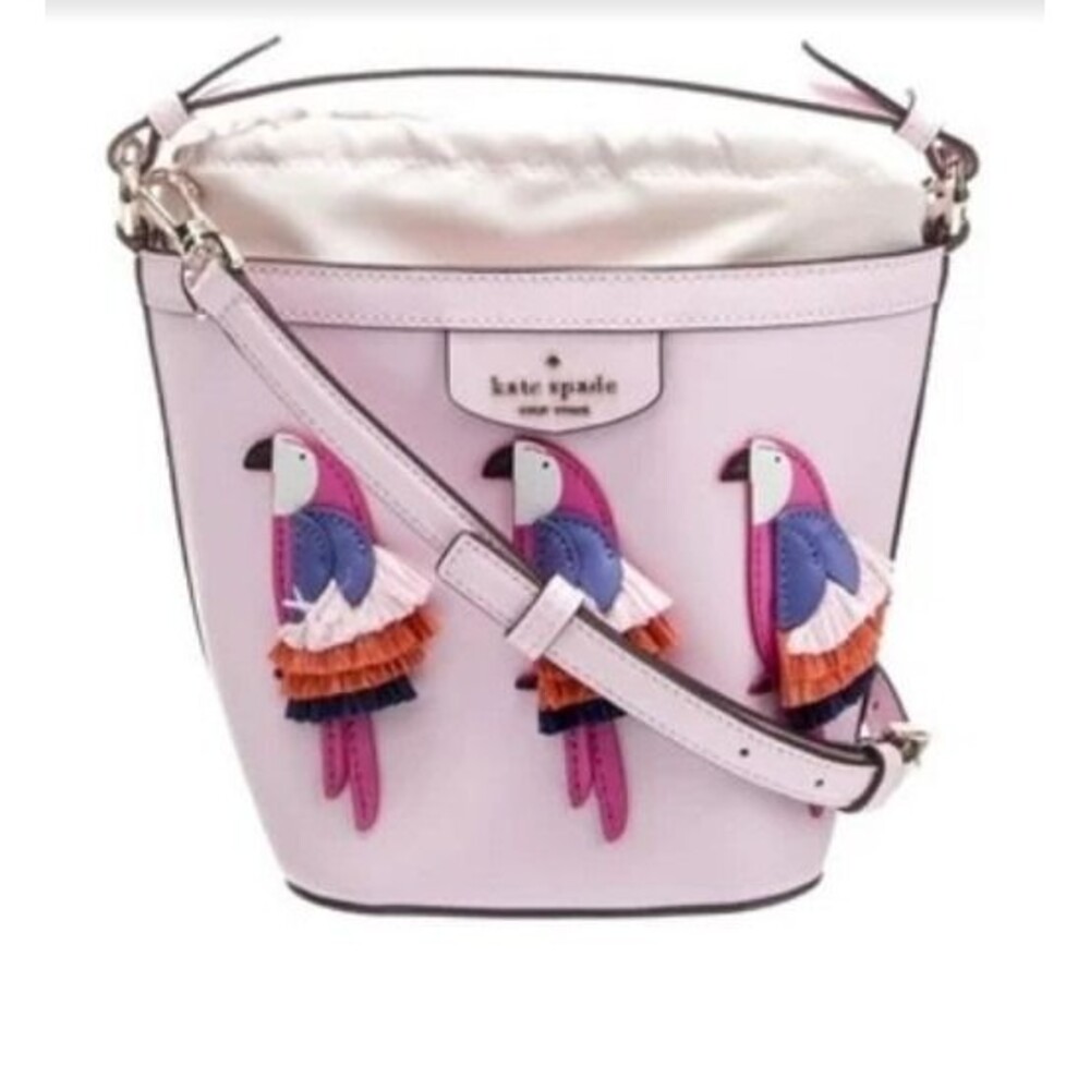 Kate Spade Flock Party Bucket Bag **Collectable Bucket Bag**  Dead Stock
